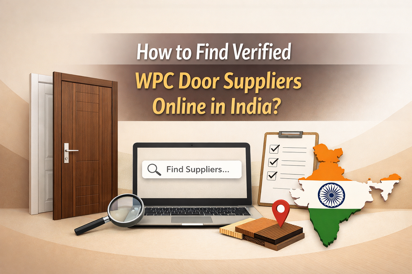 How to Find Verified WPC Door Suppliers Online in India?