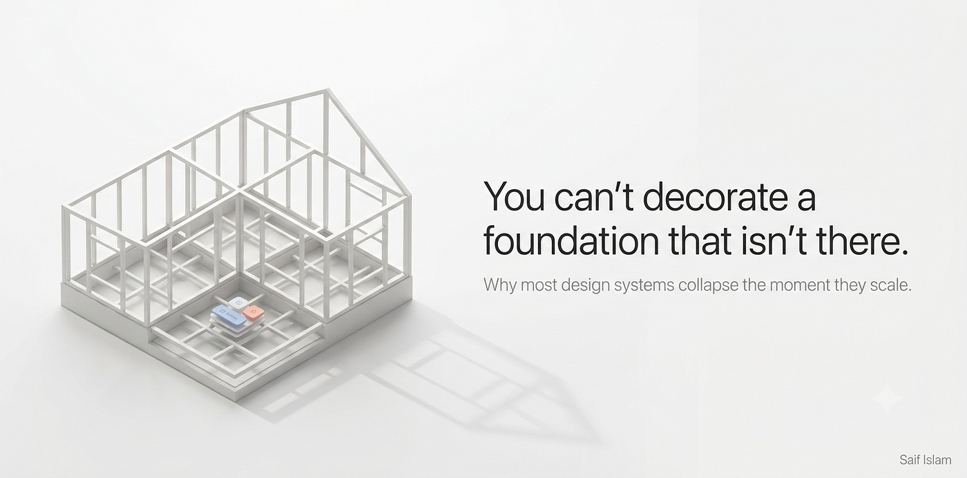 Most Design Systems Are Built Backwards. Here’s Why They Turn Into Nightmares.