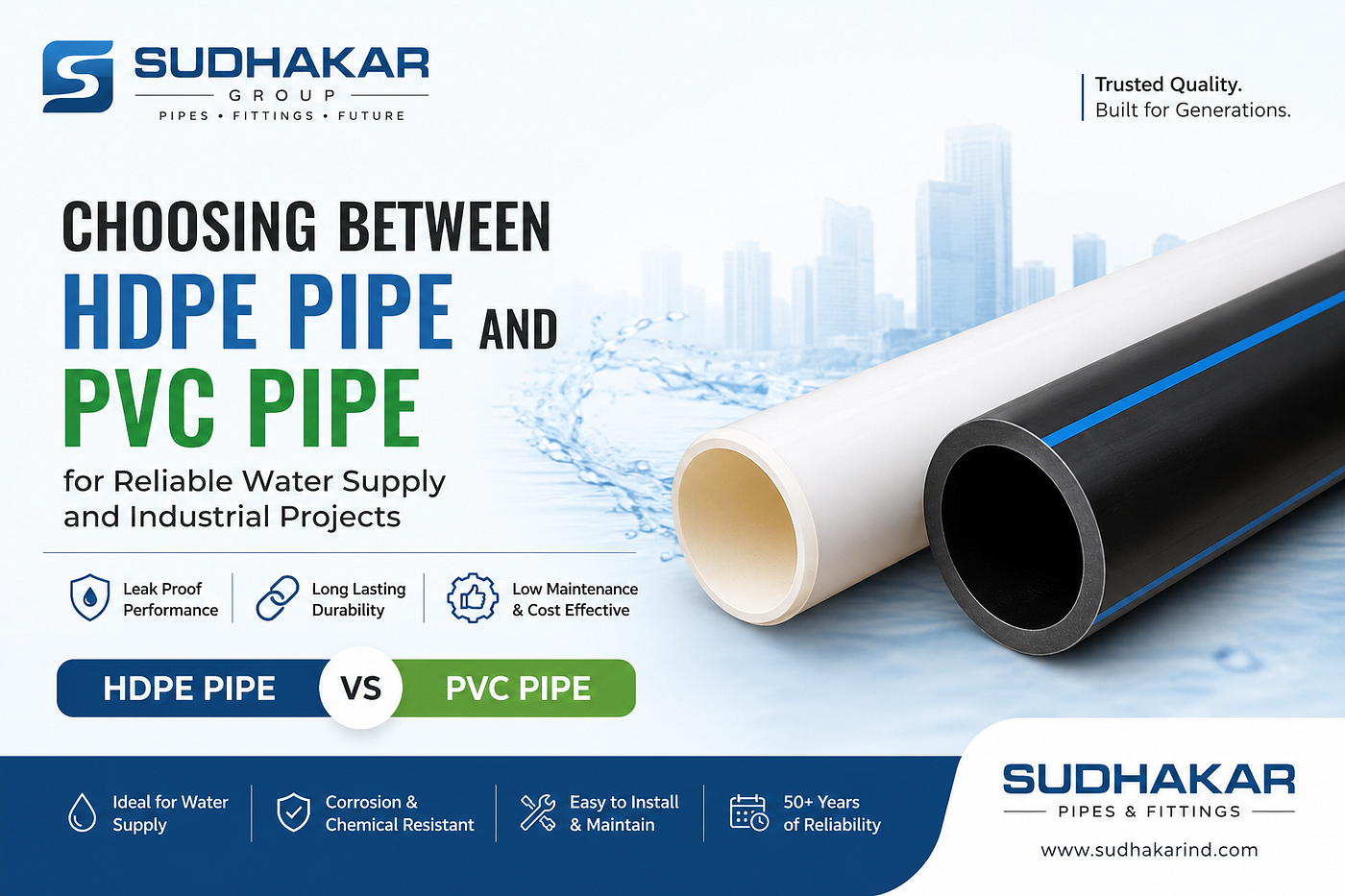 Choosing Between HDPE Pipe and PVC Pipe for Reliable Water Supply and Industrial Projects |…
