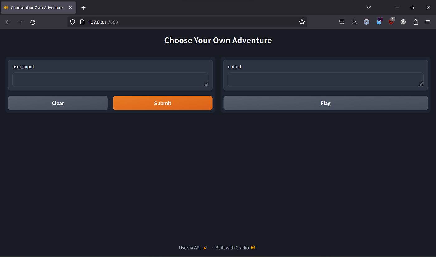 My First Chatbot: An Interactive Choose Your Own Adventure Game