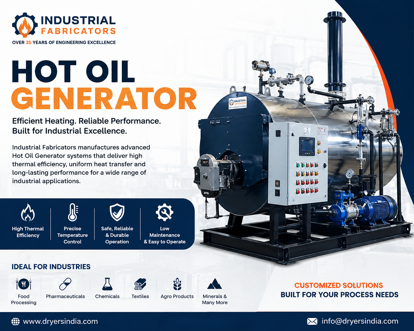 Hot Oil Generator for Reliable and Energy-Efficient Industrial Heating