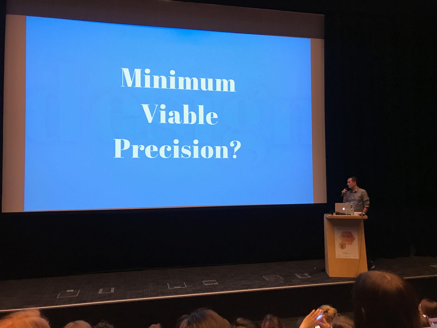 Much younger me, on stage almost 10 years ago talking about why quality matters in apps