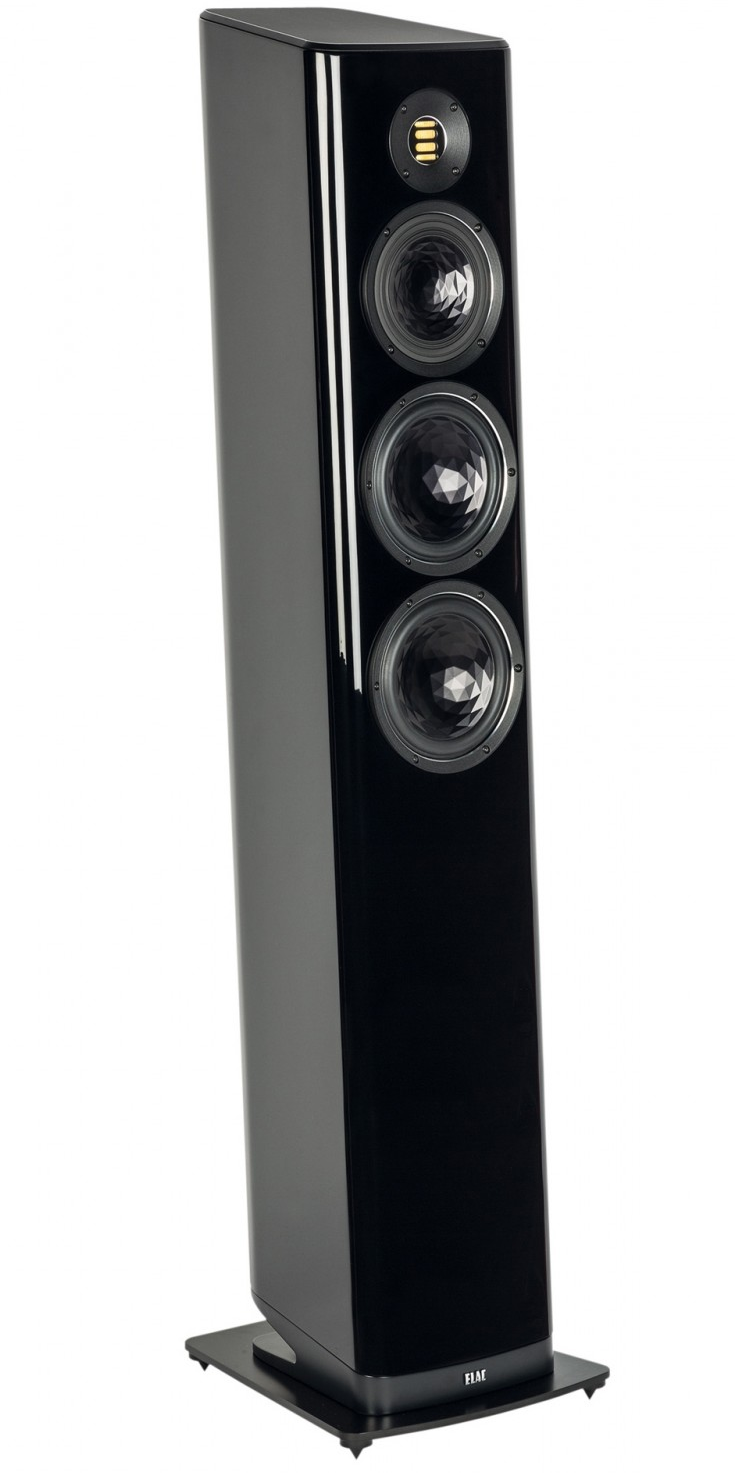 Elac Fs409 Vela Fs Elac Floor Standing Speakers Elac Solano FS 287  Floorstanding Speaker Gloss White