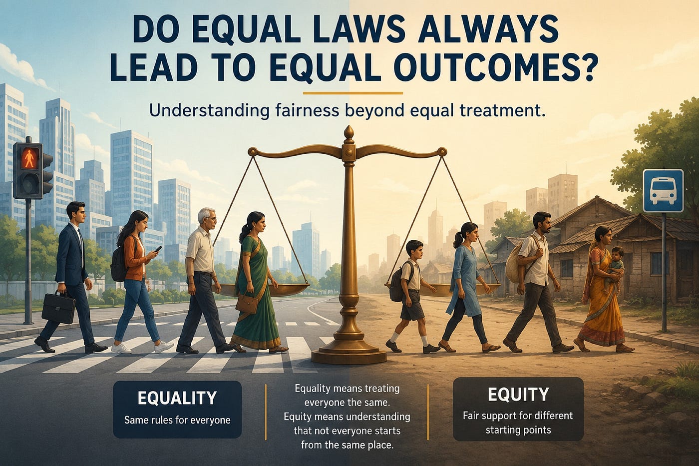 Do Equal Laws Always Lead to Equal Outcomes?