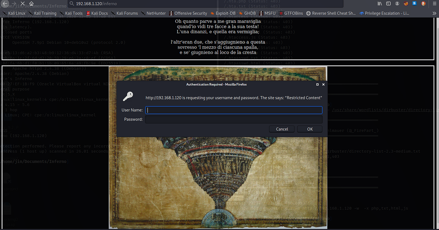 Inferno: 1 Vulnhub Writeup (Details) | by 0xJin | Medium