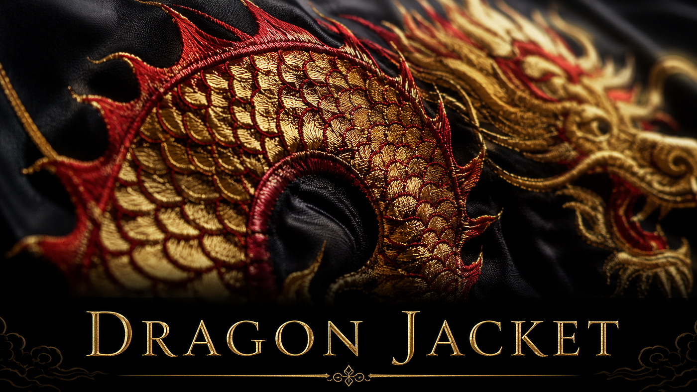 Dragon Jacket What Real Japanese Embroidery Looks Like vs the Printed Copies