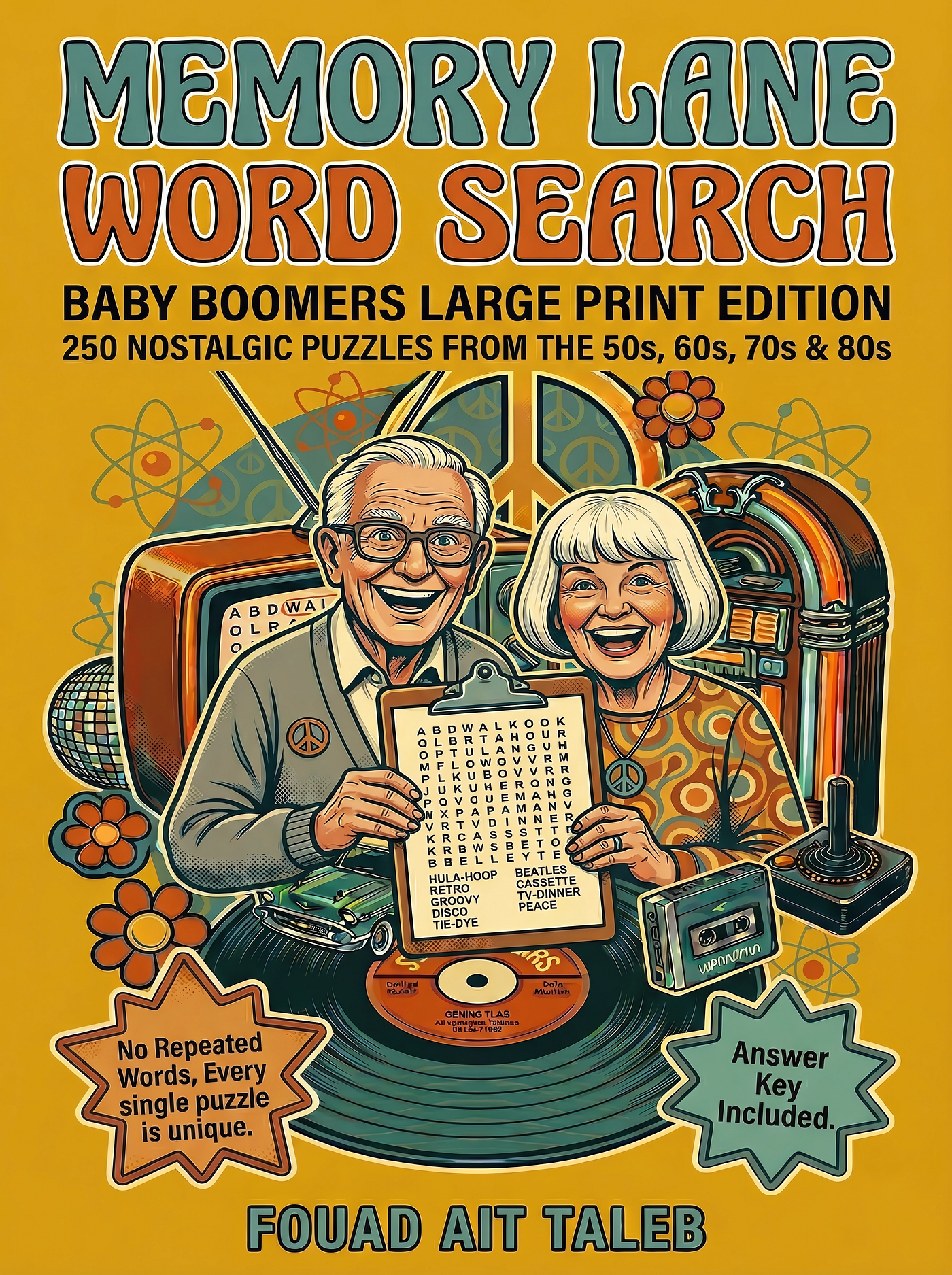 Memory Lane Word Search: Baby Boomers Large Print Edition
