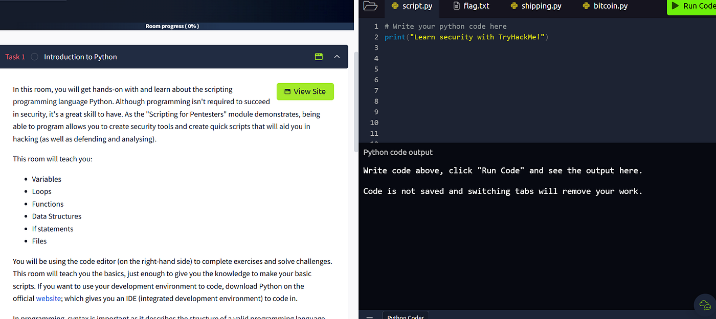 Python Basics. Using a web-based code editor, learn… | by Simon J. Bennett  | Medium