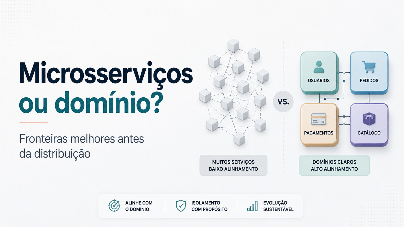 Você não precisa de microsserviços, precisa de fronteiras melhores de domínio