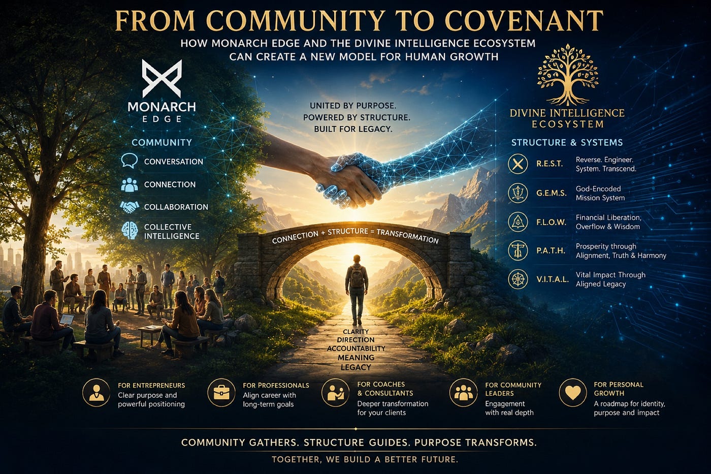 From Community to Covenant: How Monarch Edge and the Divine Intelligence Ecosystem Can Create a New…