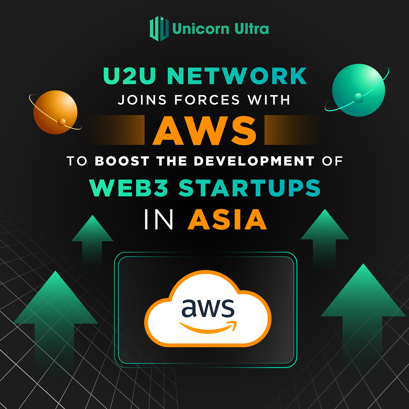 U2U Network Joins Forces with AWS to boost the development of Web3 Startups  in Asia | by U2U Network | U2U Network | Medium