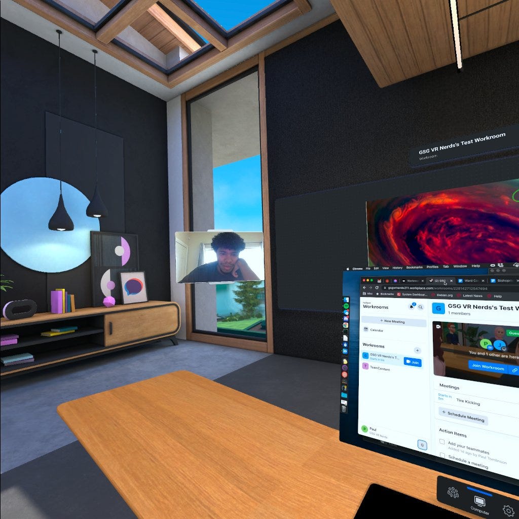 Working From Orbit. VR Productivity in (or Above) a WFA…, by Paul  Tomlinson, Immersed