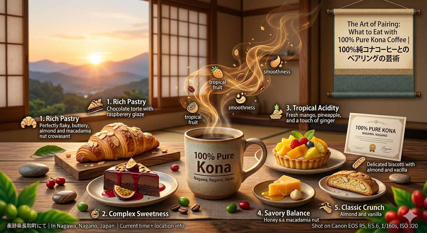 The Art of Pairing: What to Eat with 100% Pure Kona Coffee