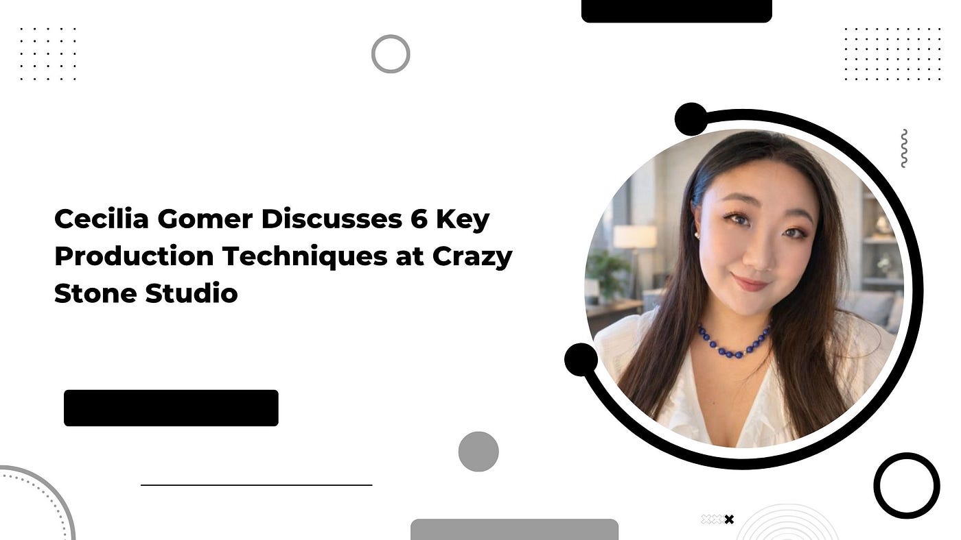 Cecilia Gomer Discusses 6 Key Production Techniques at Crazy Stone Studio