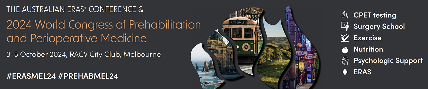2024 AU ERAS+ World Congress of Prehab & Periop Medicine