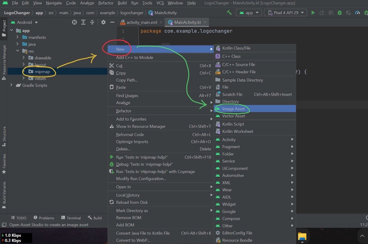 Change your App Logo in Android Studio - Level Up Coding