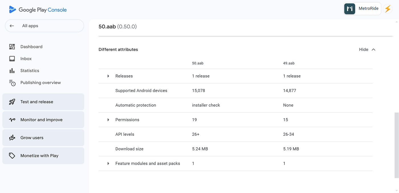 Amper Android manifest maxSdkVersion