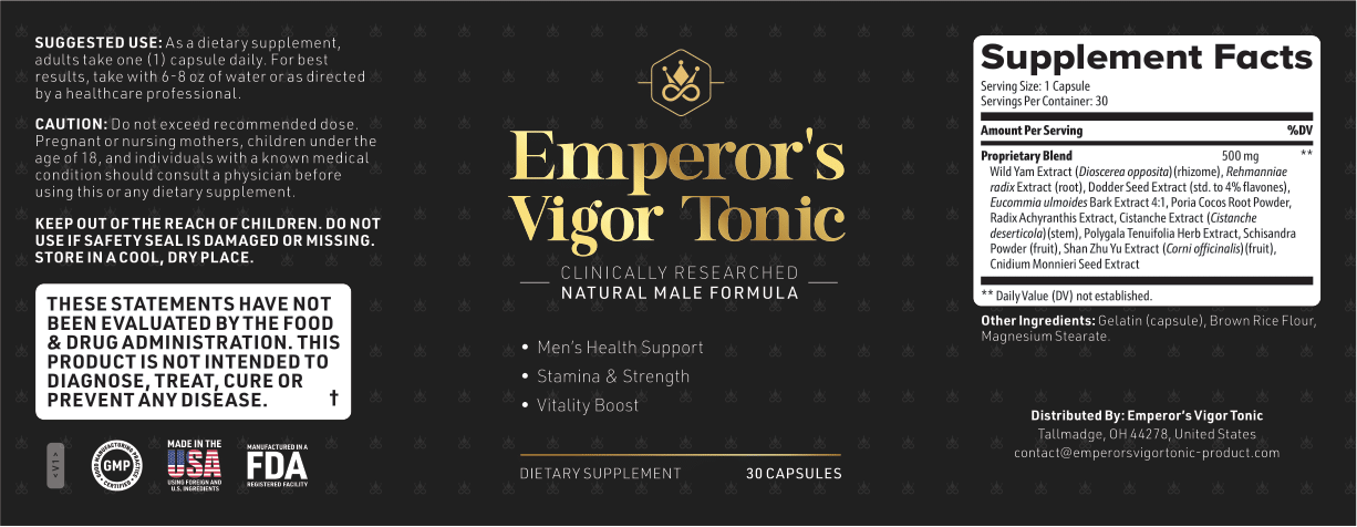 Unleash Your Potential with Emperor's Vigor Tonic mdash; Your Gateway to Supreme  Health and Vitality! | by MD A. Ramlee | Sep, 2023 | Medium