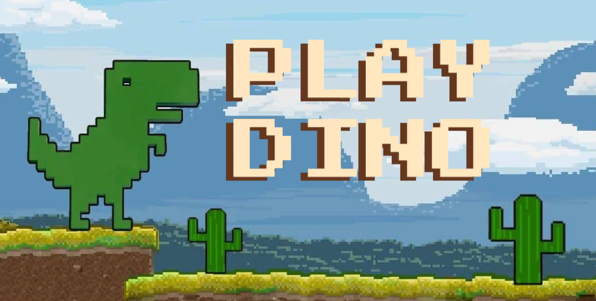 Google Dinosaur game — Chrome Dino, by Akademily