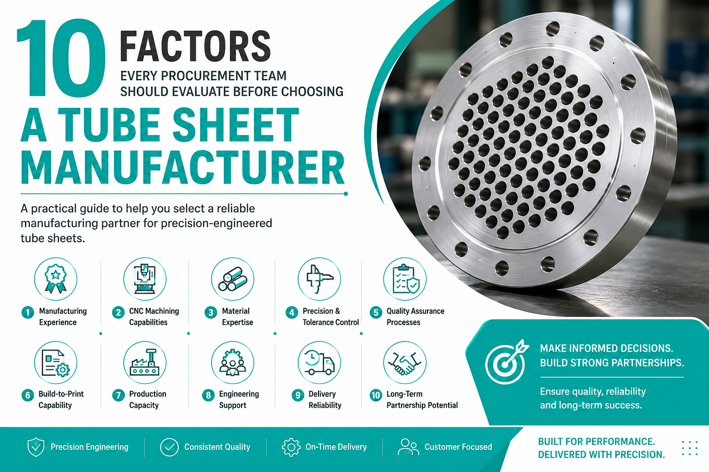 10 Factors Every Procurement Team Should Evaluate Before Choosing a Tube Sheet Manufacturer