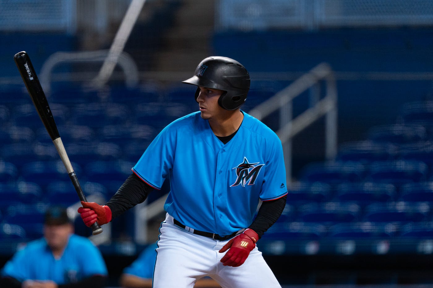 2019 1st-round pick JJ Bleday with Miami Marlins in Pittsburgh