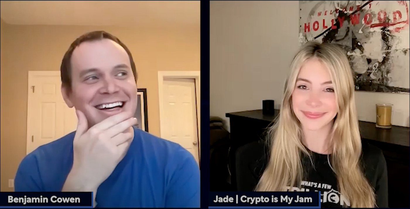 The accidental creator: How Jade turned crypto calamity into the coolest  new podcast on YouTube | by D.L. White | Coinmonks | Medium