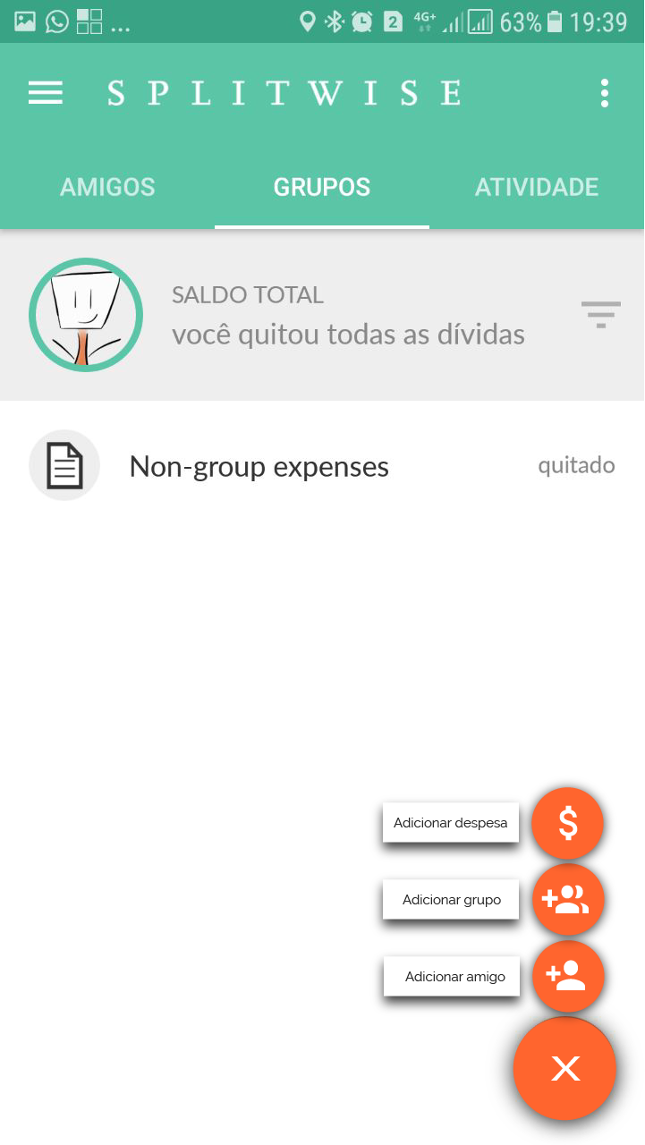 Como usar o Splitwise — Por Onde Eu Vou