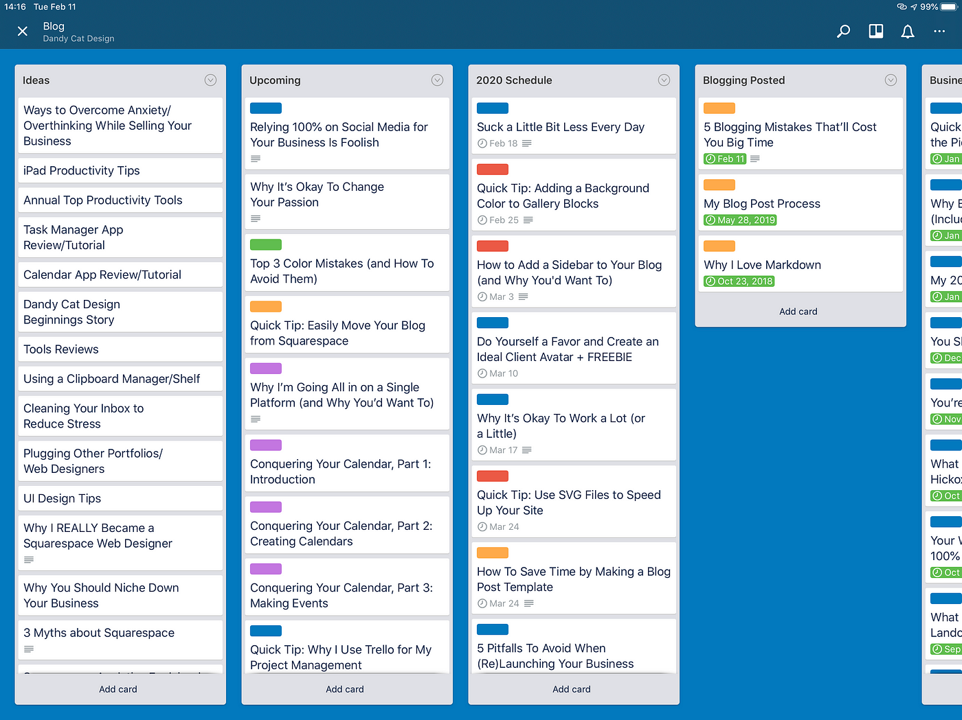 YOO! I'm on the Offical Trello!