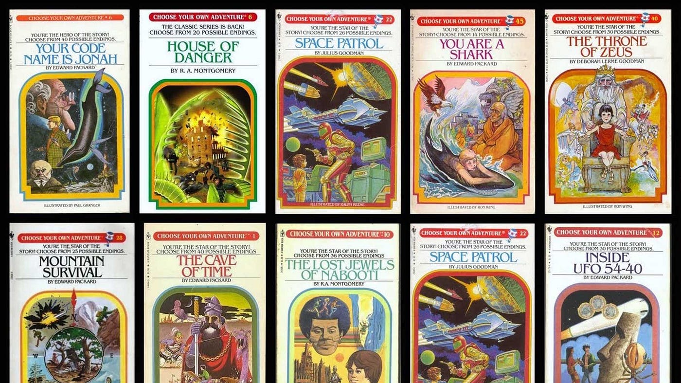 The Story Behind the 'Choose Your Own Adventure' Books, by Jamie Logie, Back in Time