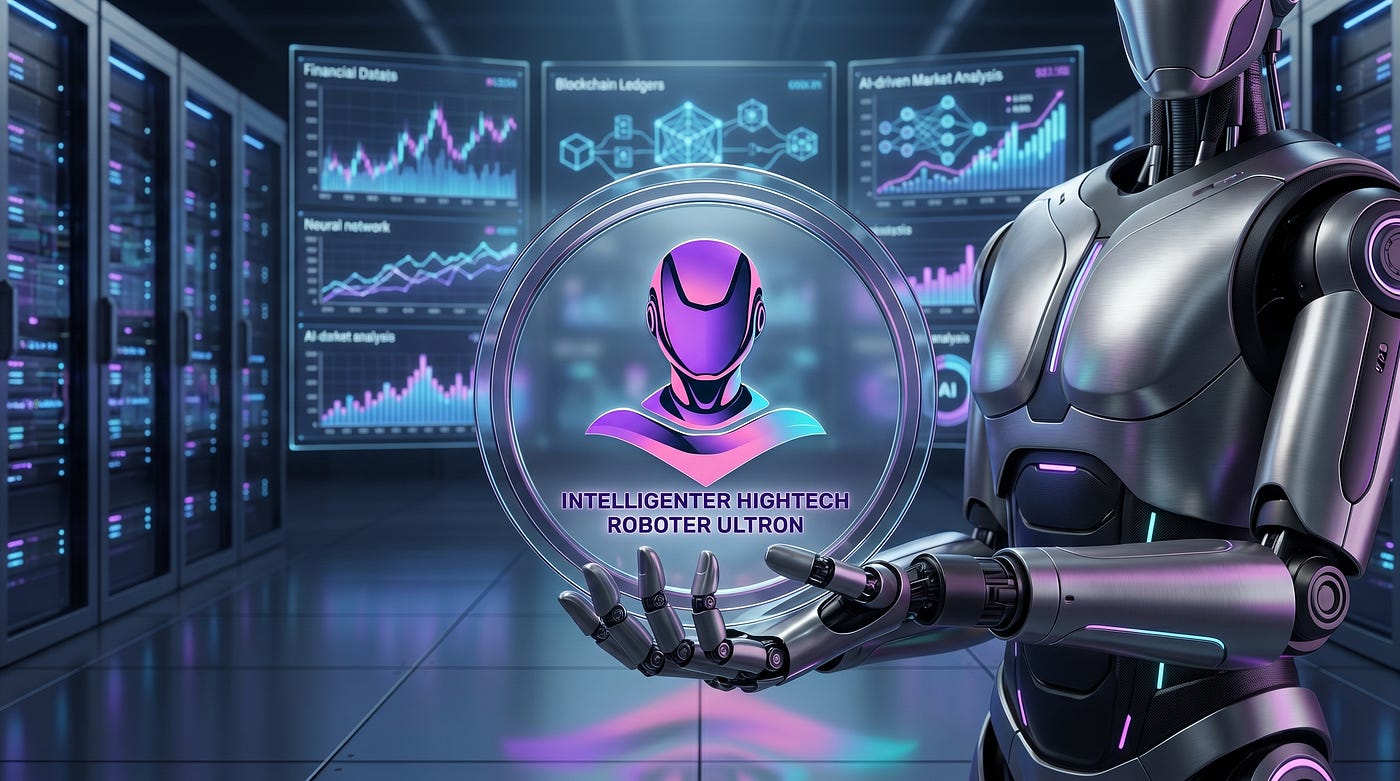Intelligenter Hightech-Roboter Ultron: Wie KI Finanzsysteme beeinflusst