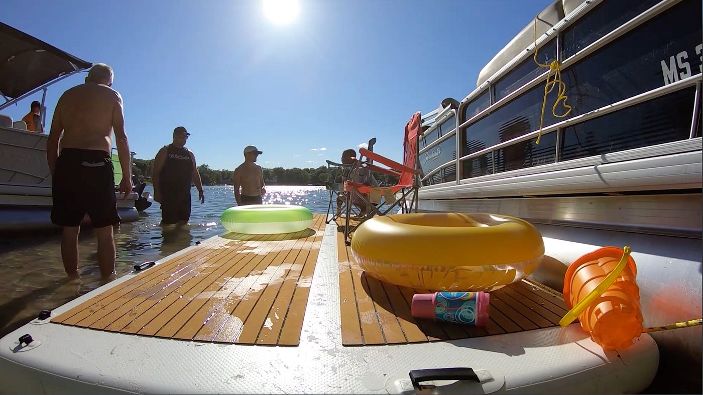 Patio Dock Review — Inflatable Dock by Island Hopper, by Tech We Want