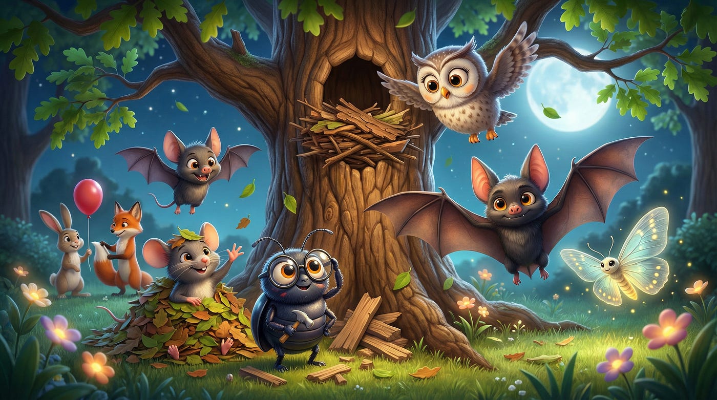 Wenn die Hilfe nach hinten losgeht 🦇🤝✨