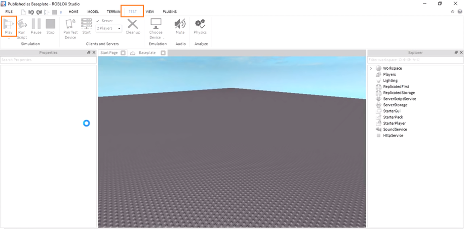 How to put roblox studio workspace back into window - Game Design