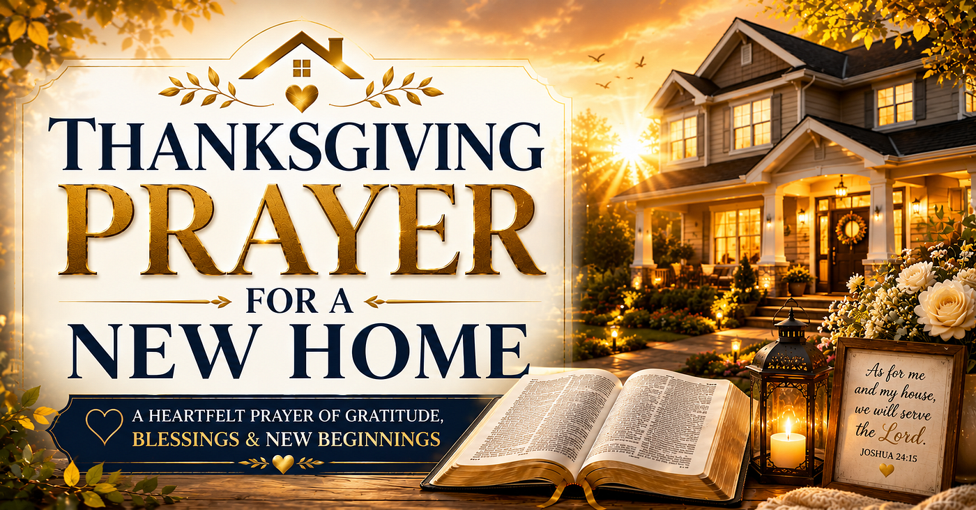 Thanksgiving Prayer For A New Home: Giving Thanks for God’s Blessings and Protection