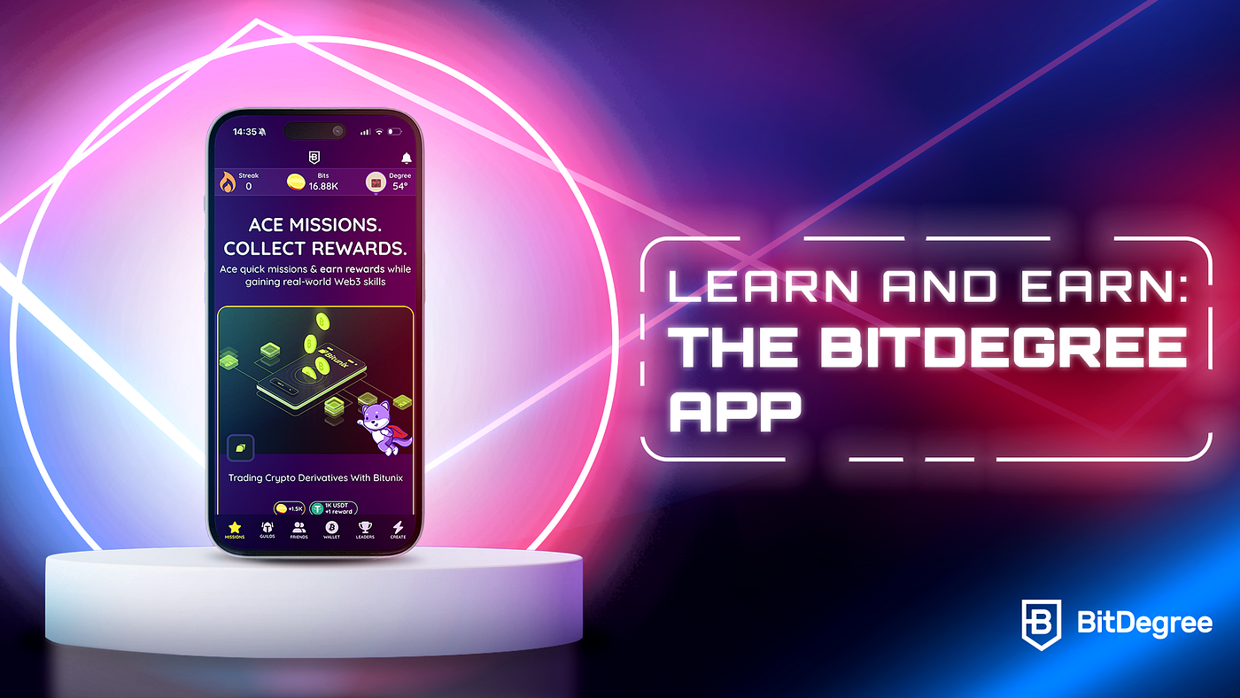 Learning and Earning on the Go With the BitDegree App | by BitDegree |  BitDegree