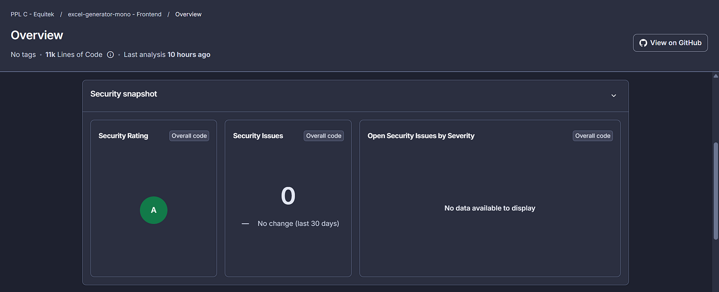 Static Analysis as a Guardrail: Ensuring every commit maintains zero critical vulnerabilities and high maintainability.