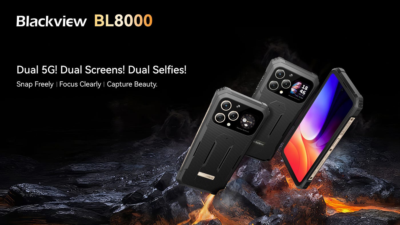 2024 New Flagship! Blackview BL8000 Hit the Global Stage with Dual 5G, Dual  Screens, and Dual Selfies, by China Products News, Jan, 2024