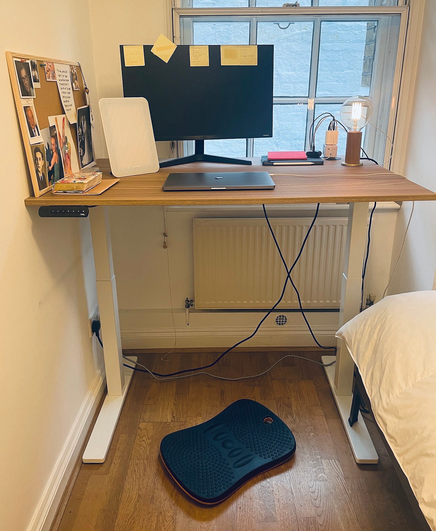 My Home Desk Setup. A simple mix of techy and non-techy…, by Charlotte  Grysolle