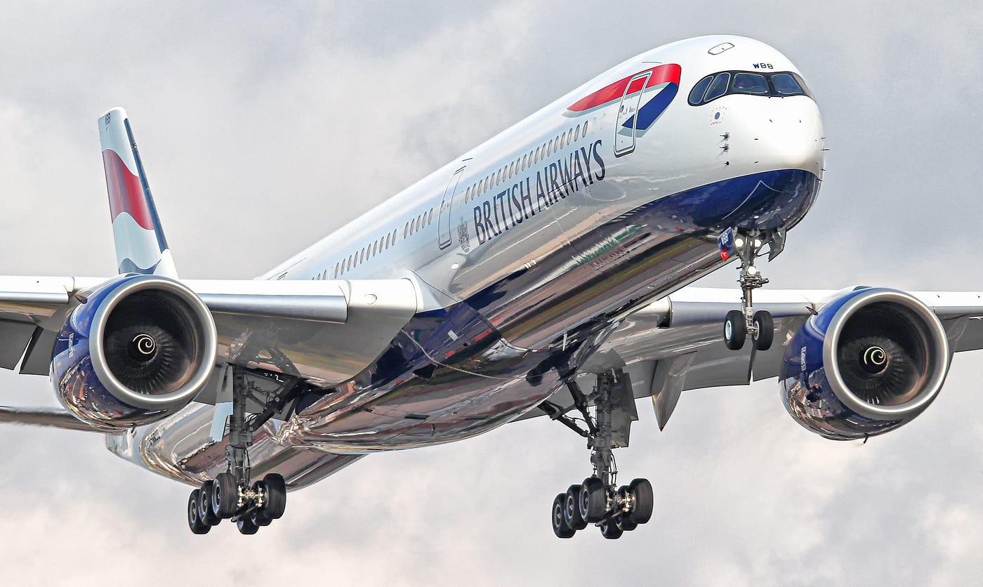 British Airways A350–1000