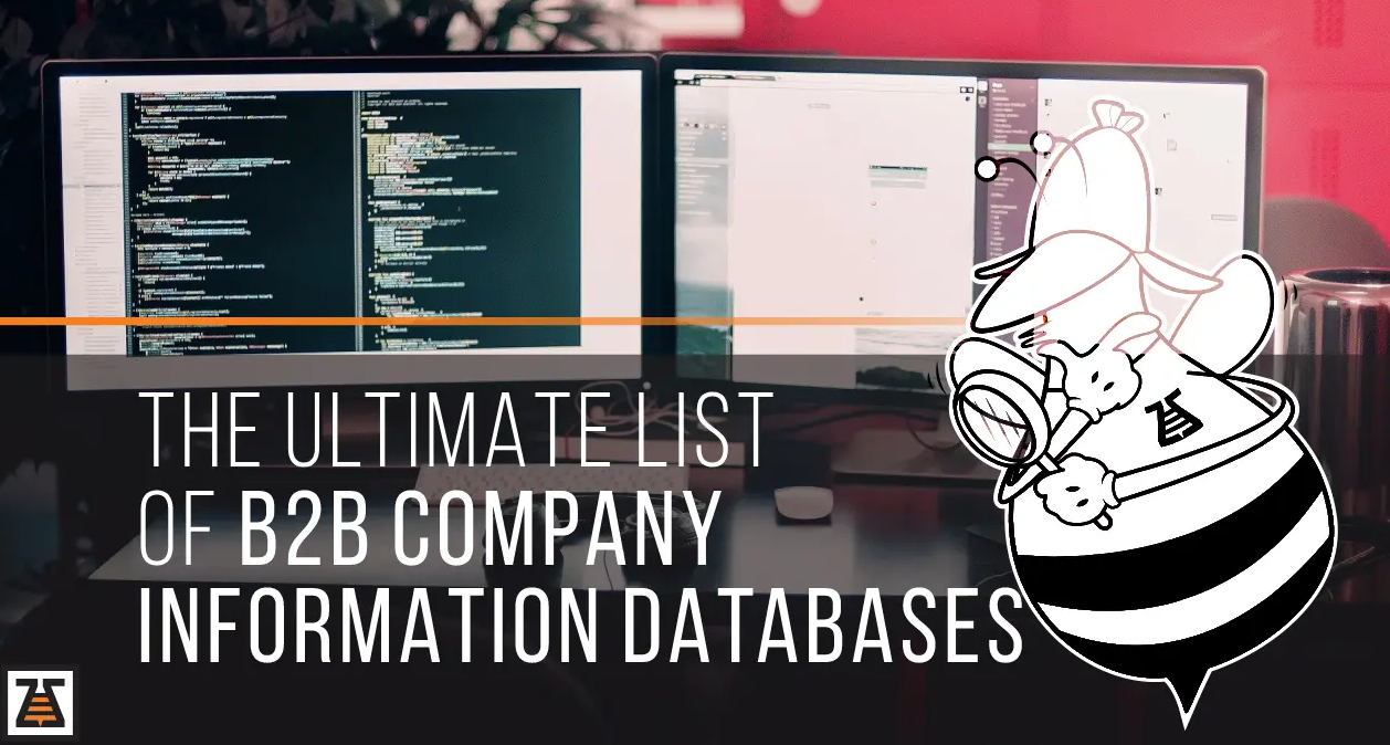 Looking for B2B company & prospect data? The ultimate list of B2B company  information databases! | by BizzBee Solutions | Medium