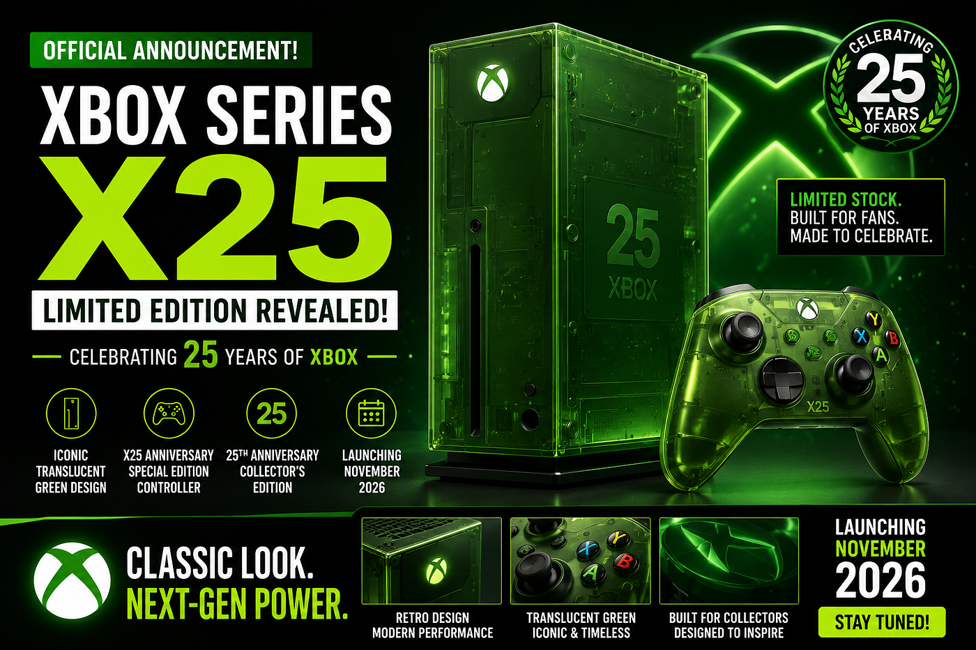 Xbox Series X25 Might Be the Most Nostalgic Xbox Console Microsoft
