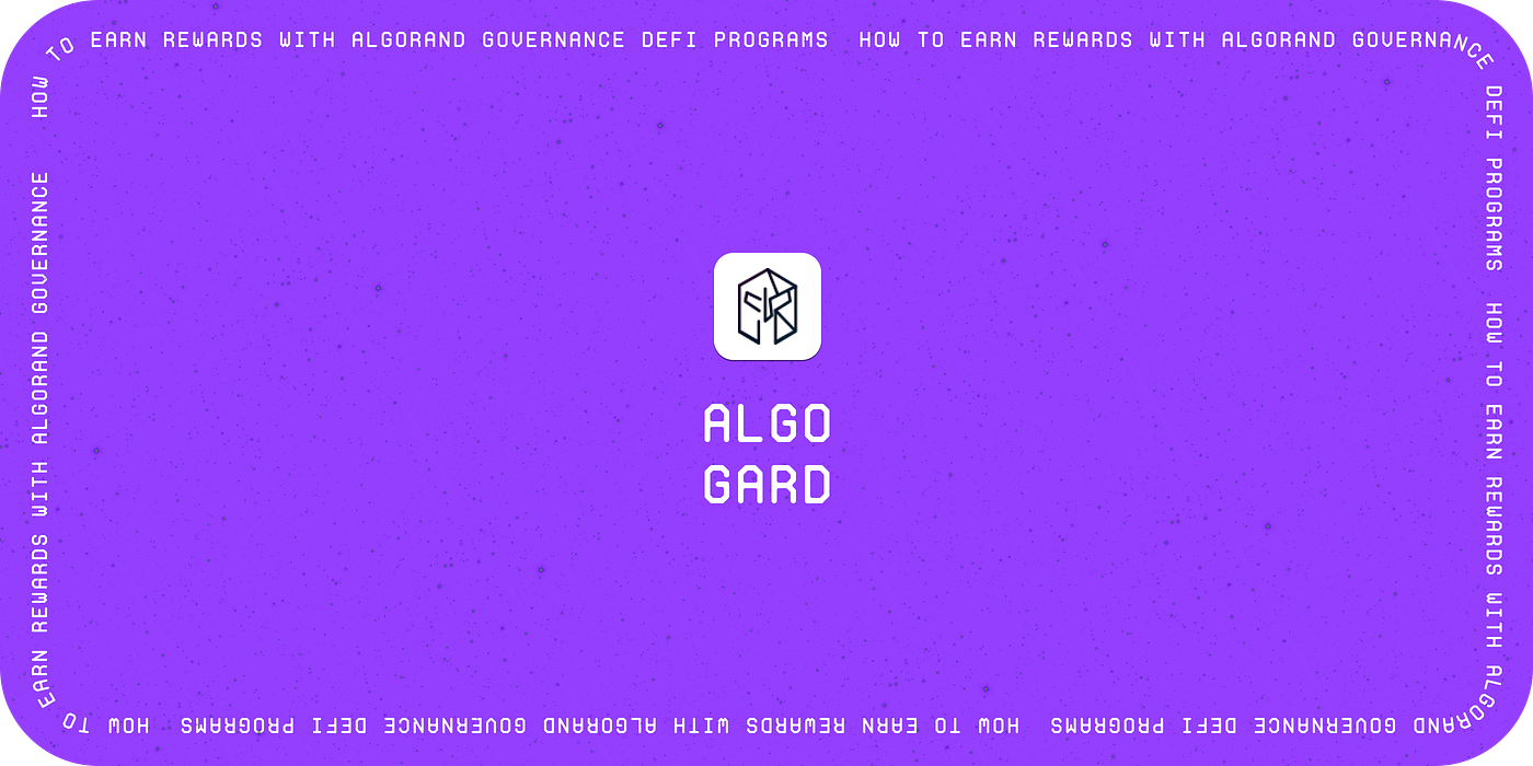 How to Earn Rewards with Algorand Governance DeFi Programs | by Pera Wallet  | Pera Wallet