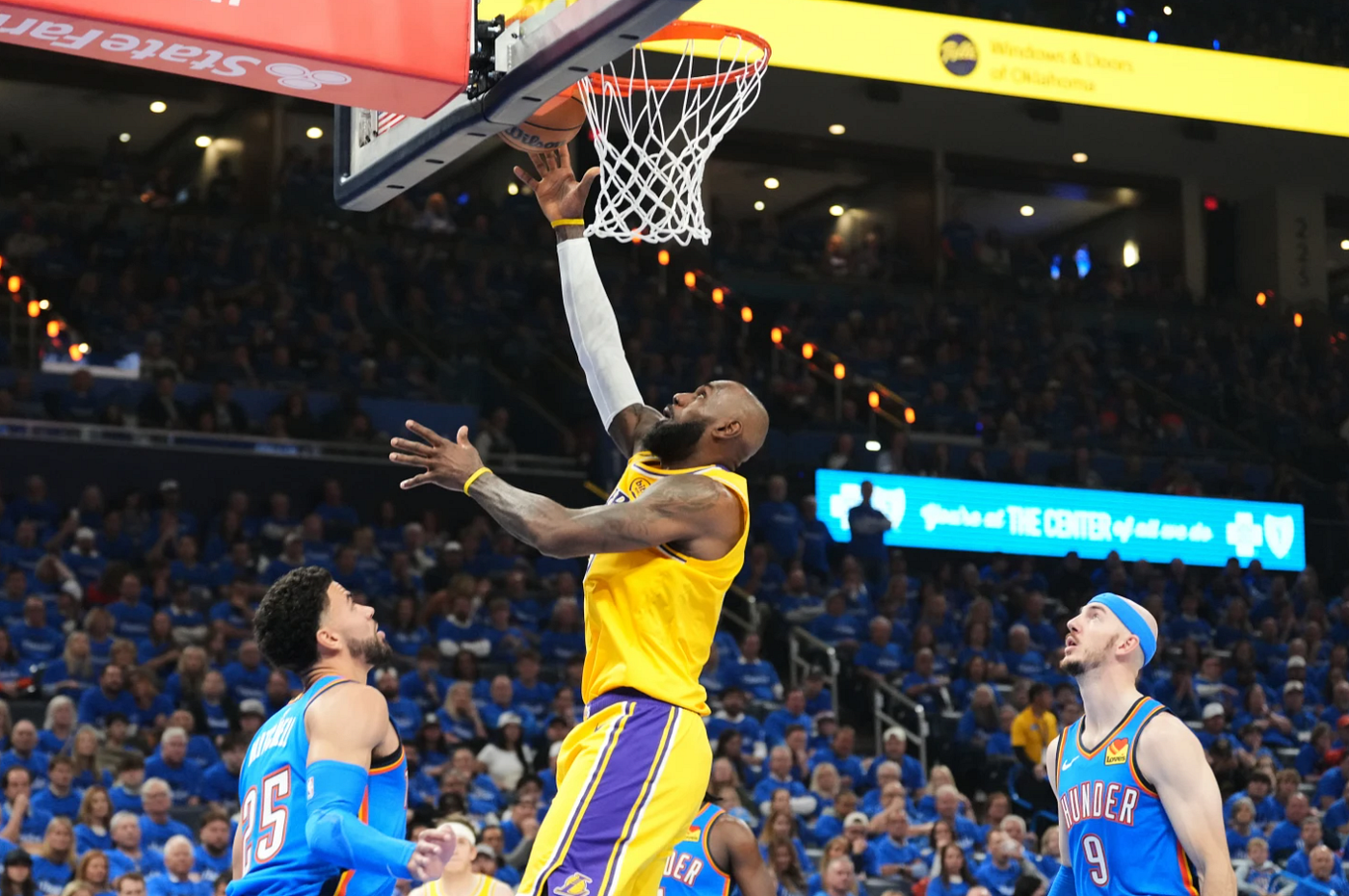 회원가입 없이 NBA 보는 사이트: 홈그렌 24득점 활약, 썬더 레이커스 상대로 108–90 완승