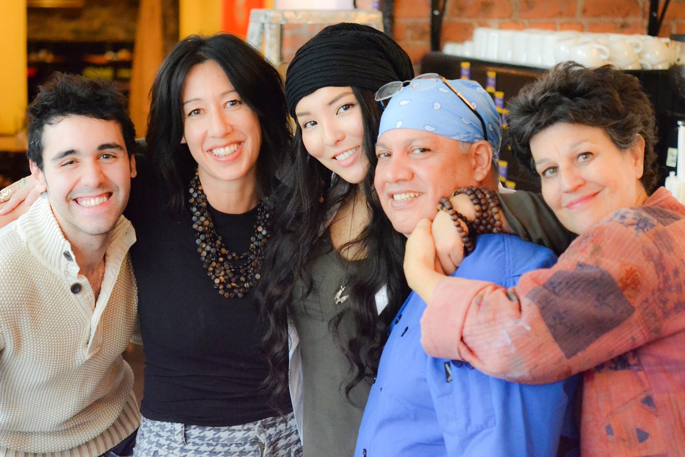 Co-owner Vivian Forte, second from left, with Pisticci staff members.