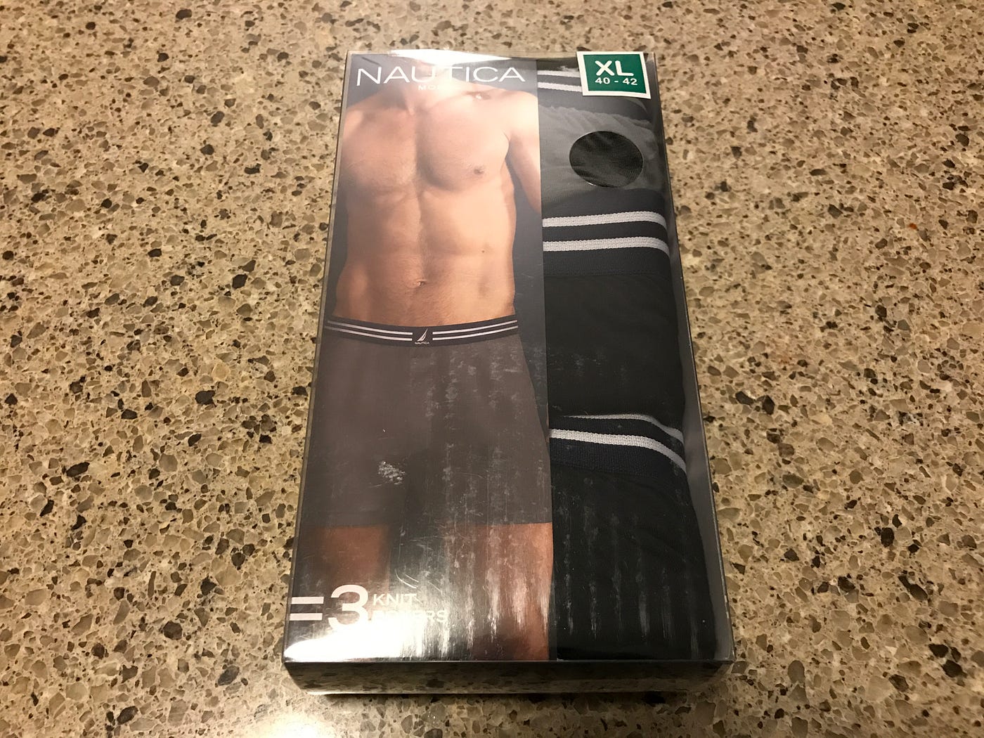 Nautica Knit Boxer Flash Review. Should have read the package better., by  Datapotomus