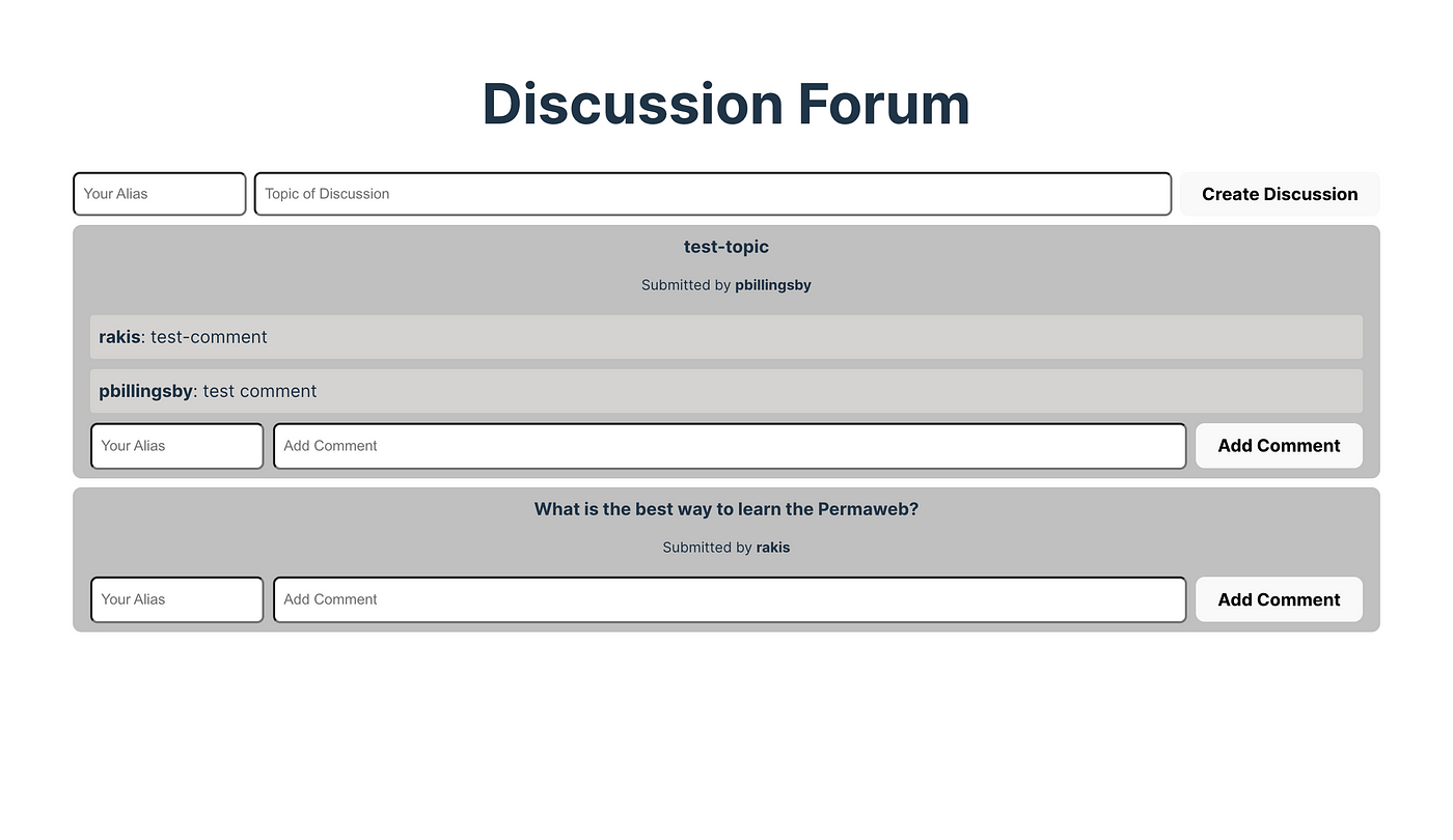 Build a Decentralised Discussion Forum with EXM | by Community ...