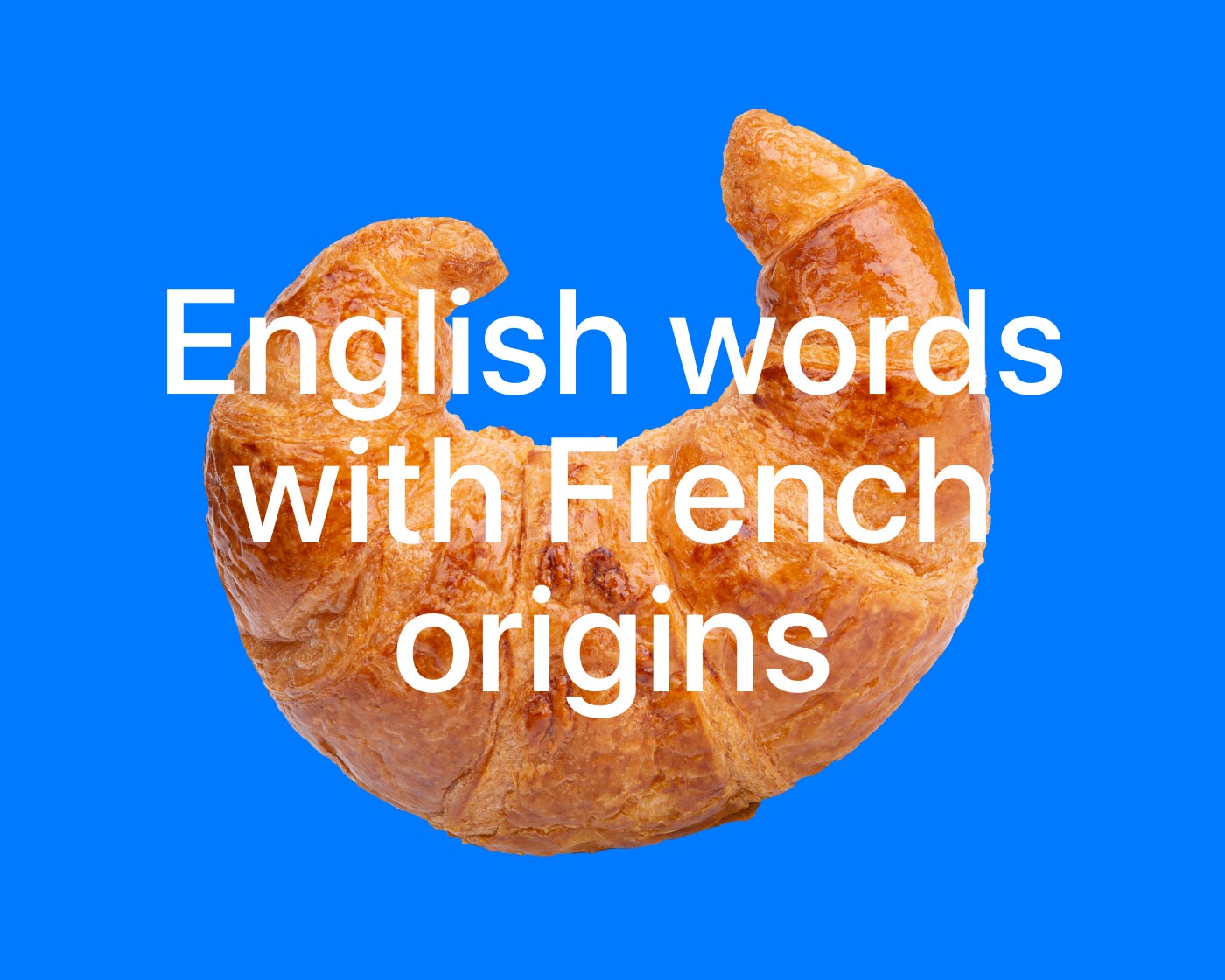 French Words In English Vocabulary