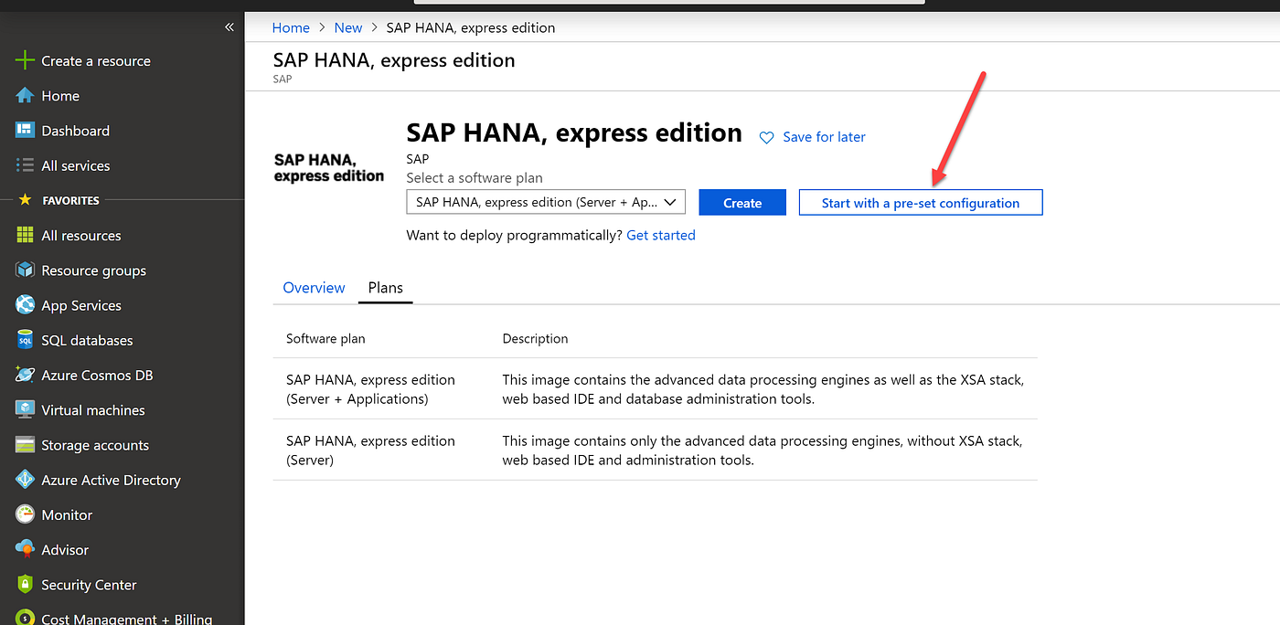 Running SAP HANA Express on Microsoft Azure | by Peritos Solutions |  Peritos Solutions | Medium