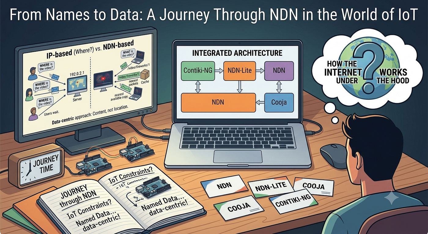 From Names to Data: A Journey Through NDN in the World of IoT