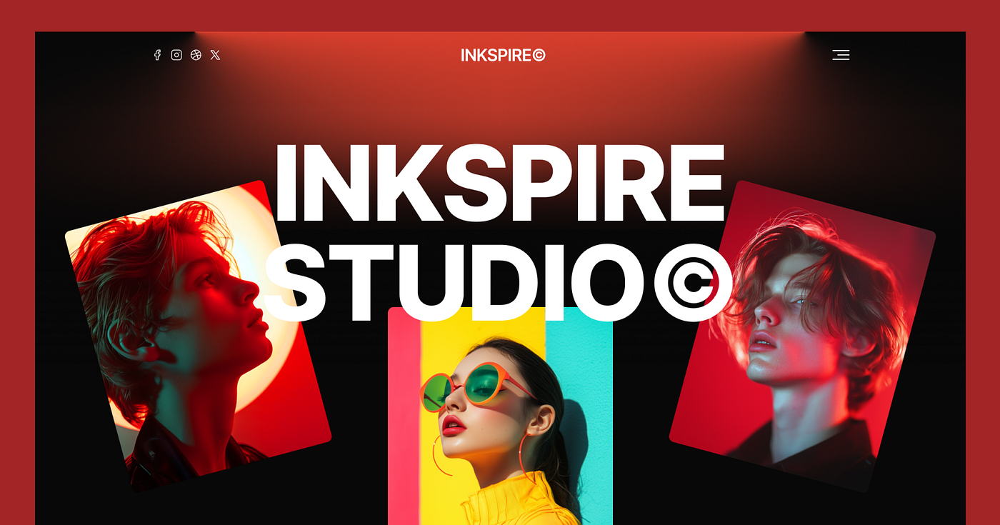 Photography & Creative Portfolio Website Template